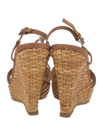 Prada Leather Colorblock Pattern Slingback Pumps