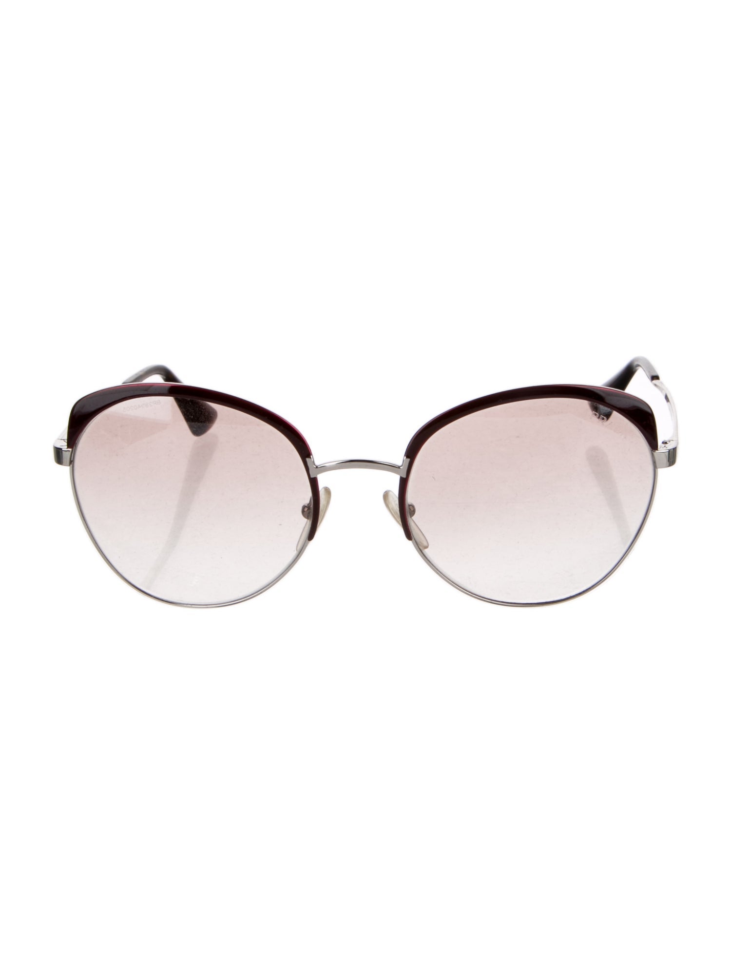 Prada Round Gradient Sunglasses
