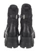 Prada Leather Combat Boots