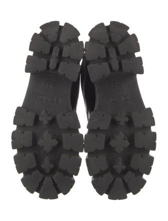 Prada Leather Combat Boots