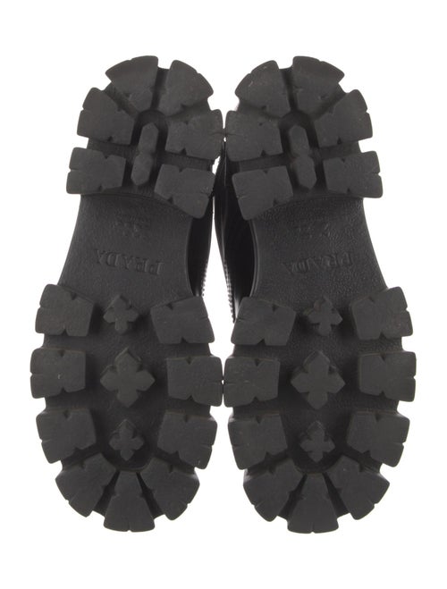 Prada Leather Combat Boots