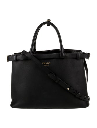 Prada Leather Top Handle Bag