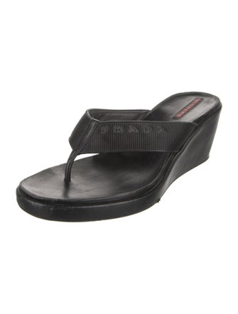 Prada Sport Leather Slides