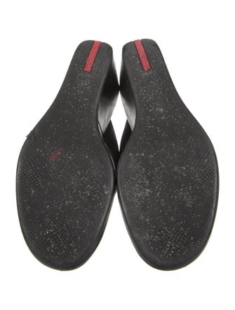 Prada Sport Leather Slides