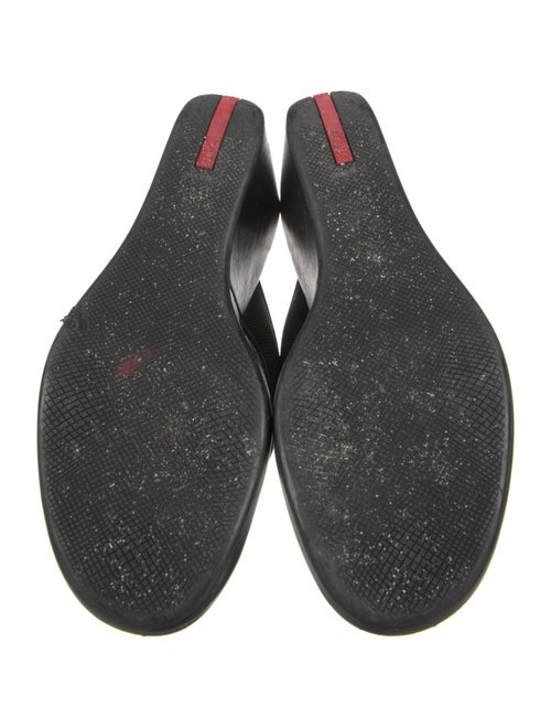 Prada Sport Leather Slides