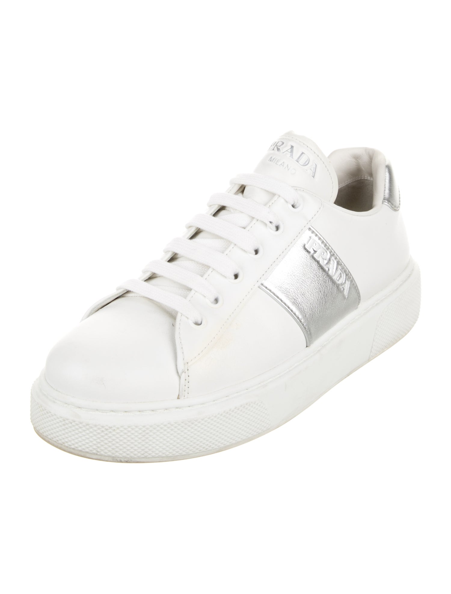 Prada Leather Sneakers
