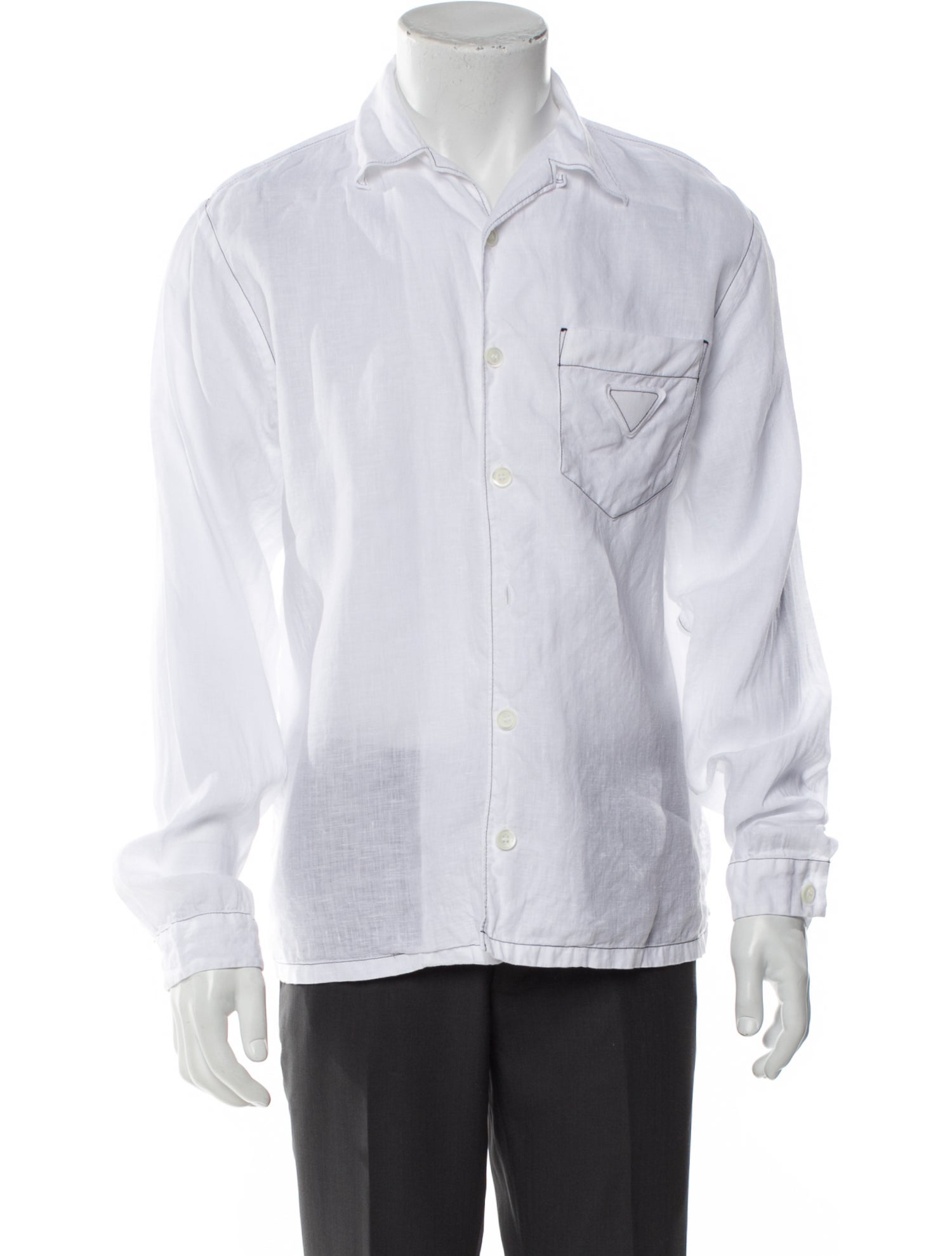 Prada 2025 Linen Dress Shirt