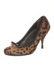 Prada Ponyhair Animal Print Pumps