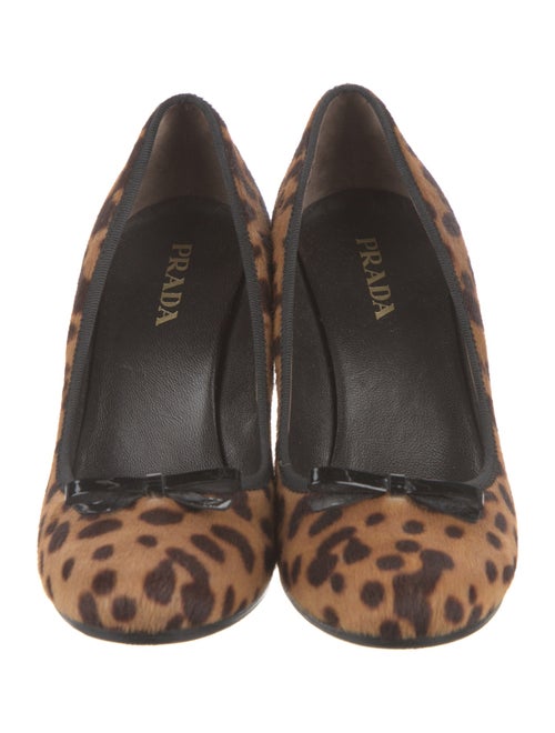 Prada Ponyhair Animal Print Pumps