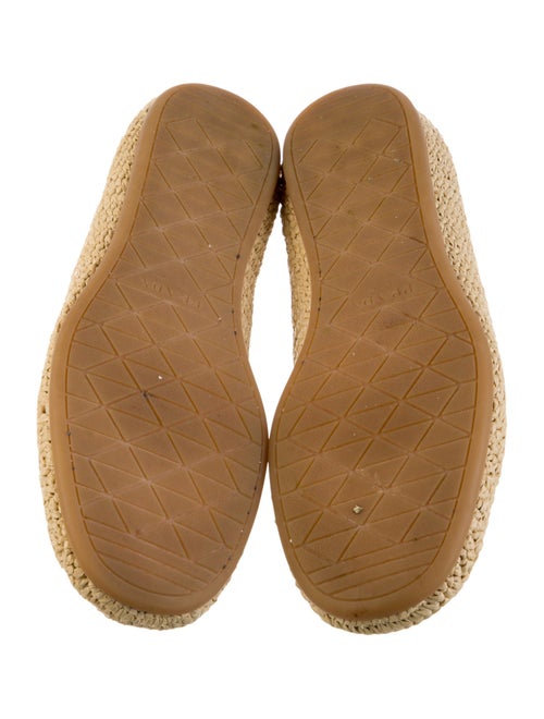 Prada Raffia Loafers