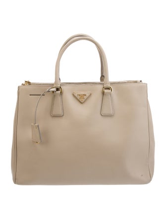 Prada Saffiano Leather Galleria Double Zip Large
