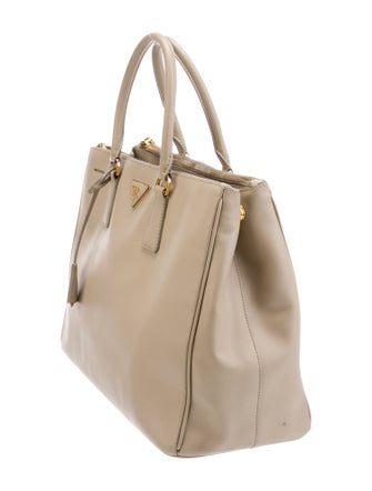 Prada Saffiano Leather Galleria Double Zip Large