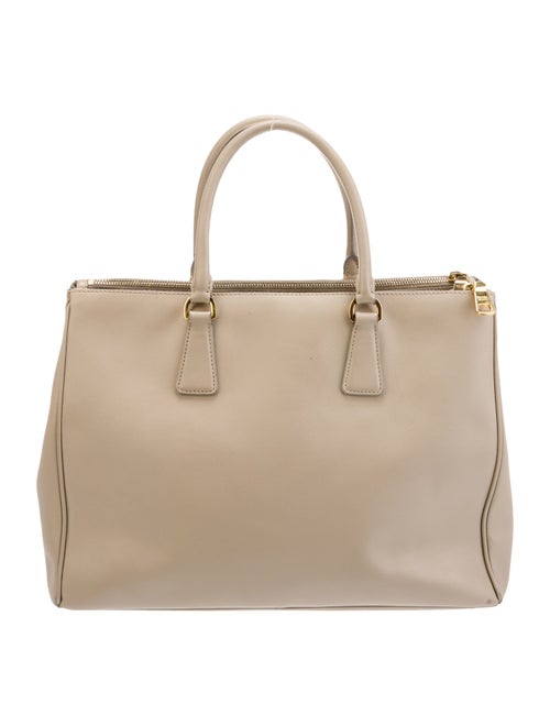 Prada Saffiano Leather Galleria Double Zip Large