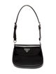 Prada Enameled Metal Triangle Cleo Mini