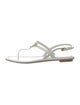 Prada Patent Leather T-Strap Sandals