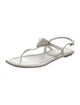 Prada Patent Leather T-Strap Sandals