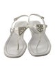 Prada Patent Leather T-Strap Sandals