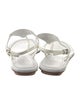 Prada Patent Leather T-Strap Sandals