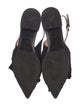 Prada Suede Bow Accents Slingback Flats