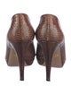 Prada Embossed Leather Animal Print Pumps