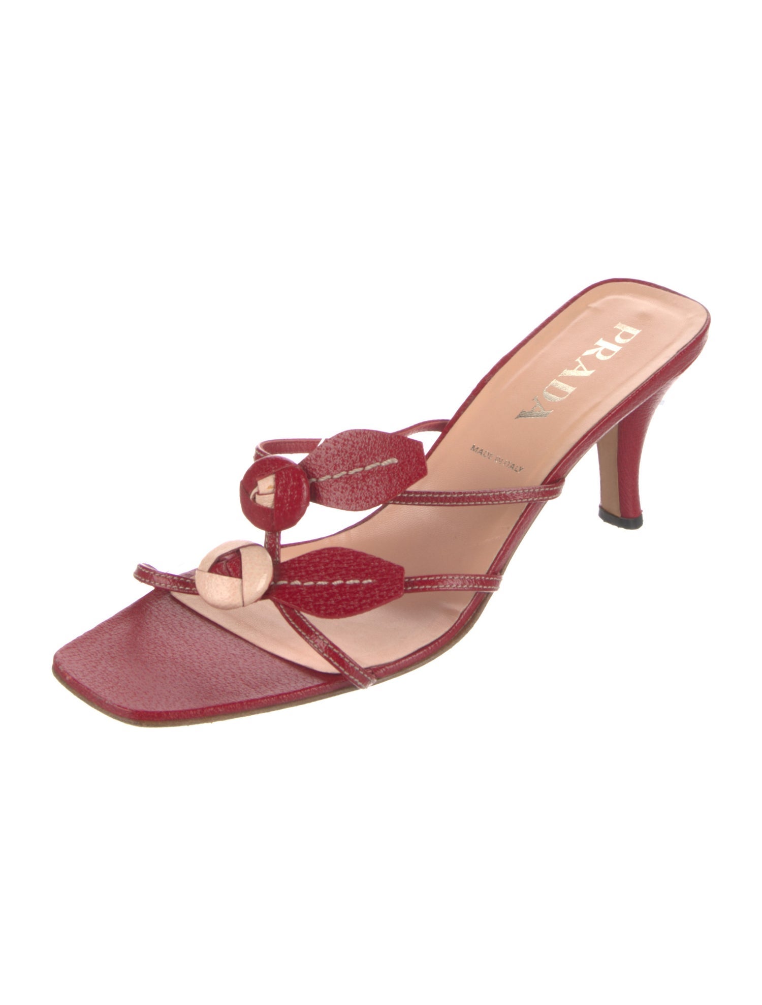 Prada Vintage Leather Slides