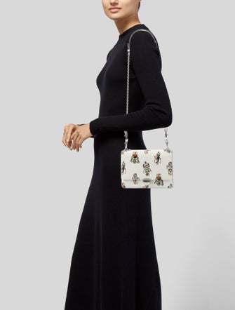 Prada Saffiano Leather Robot Crossbody Bag