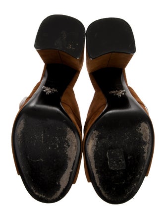 Prada Suede Mules