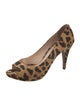 Prada Ponyhair Animal Print Pumps