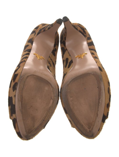 Prada Ponyhair Animal Print Pumps