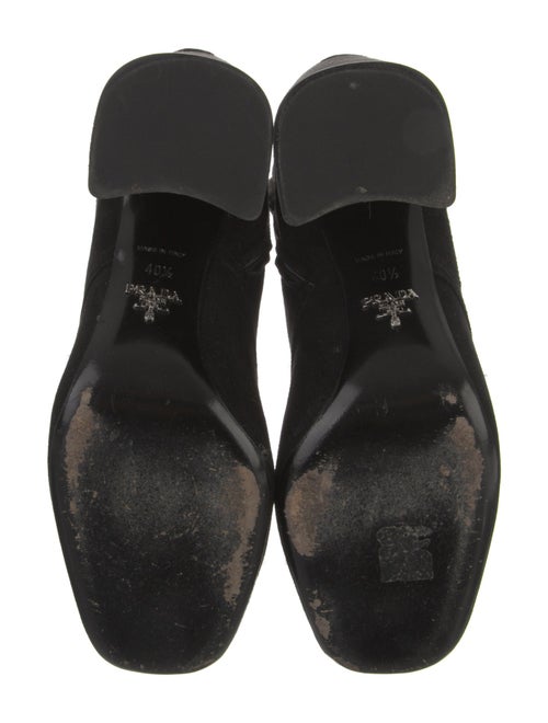 Prada Suede Lace-Up Boots