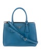 Prada Saffiano Leather Galleria Double Zip