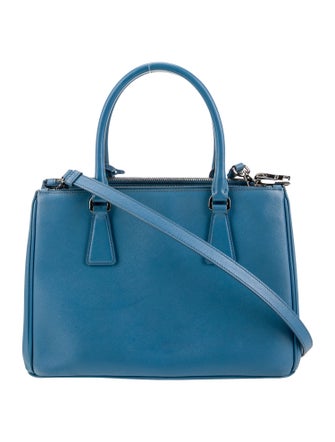 Prada Saffiano Leather Galleria Double Zip