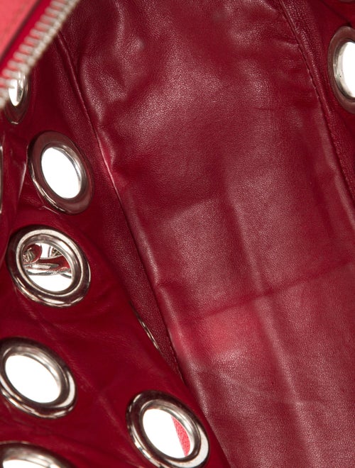 Prada Vitello Daino Leather Grommet Chain