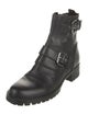 Prada Leather Moto Boots