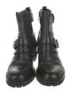 Prada Leather Moto Boots