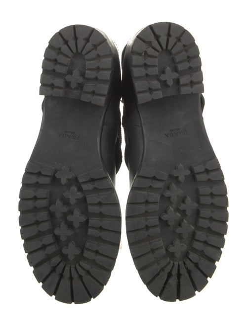 Prada Leather Moto Boots