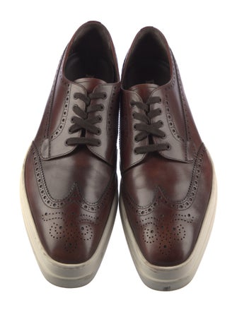 Prada Leather Oxfords