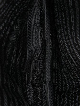 Prada Enameled Metal Triangle Top Handle Bag