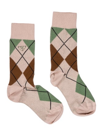 Prada Knit Printed Socks