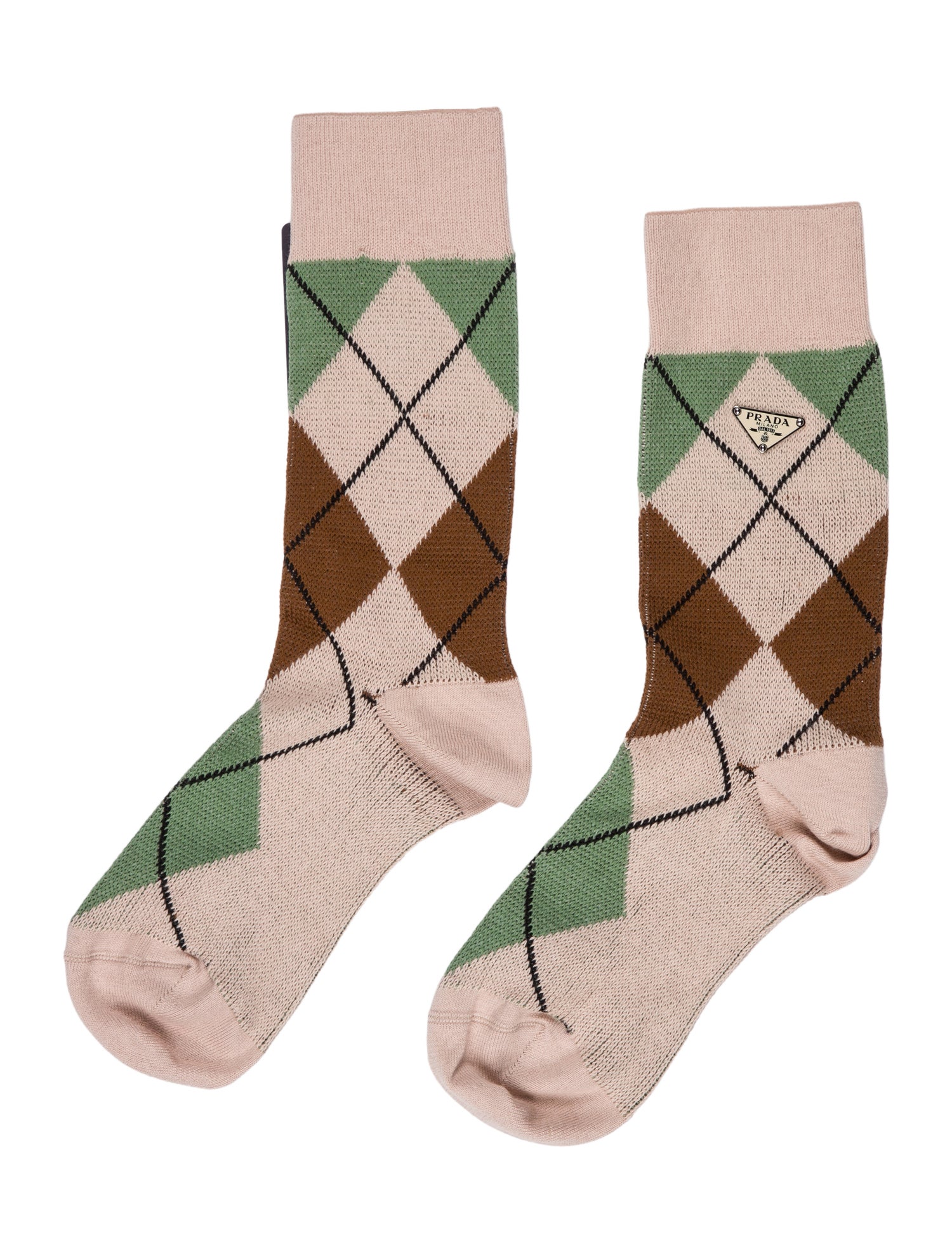 Prada Knit Printed Socks