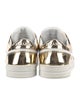 Prada Leather Colorblock Pattern Sneakers
