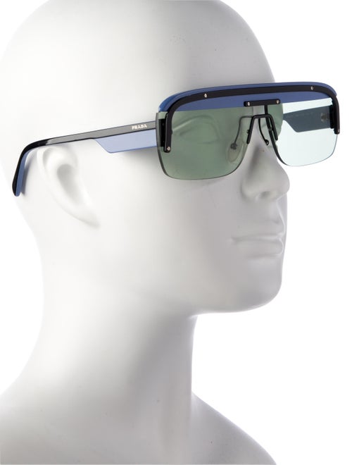 Prada Shield Tinted Sunglasses
