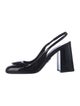 Prada Patent Leather Slingback Pumps