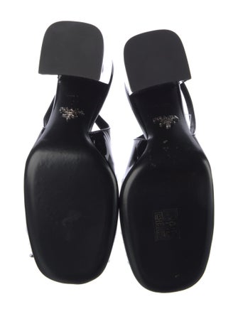 Prada Patent Leather Slingback Pumps