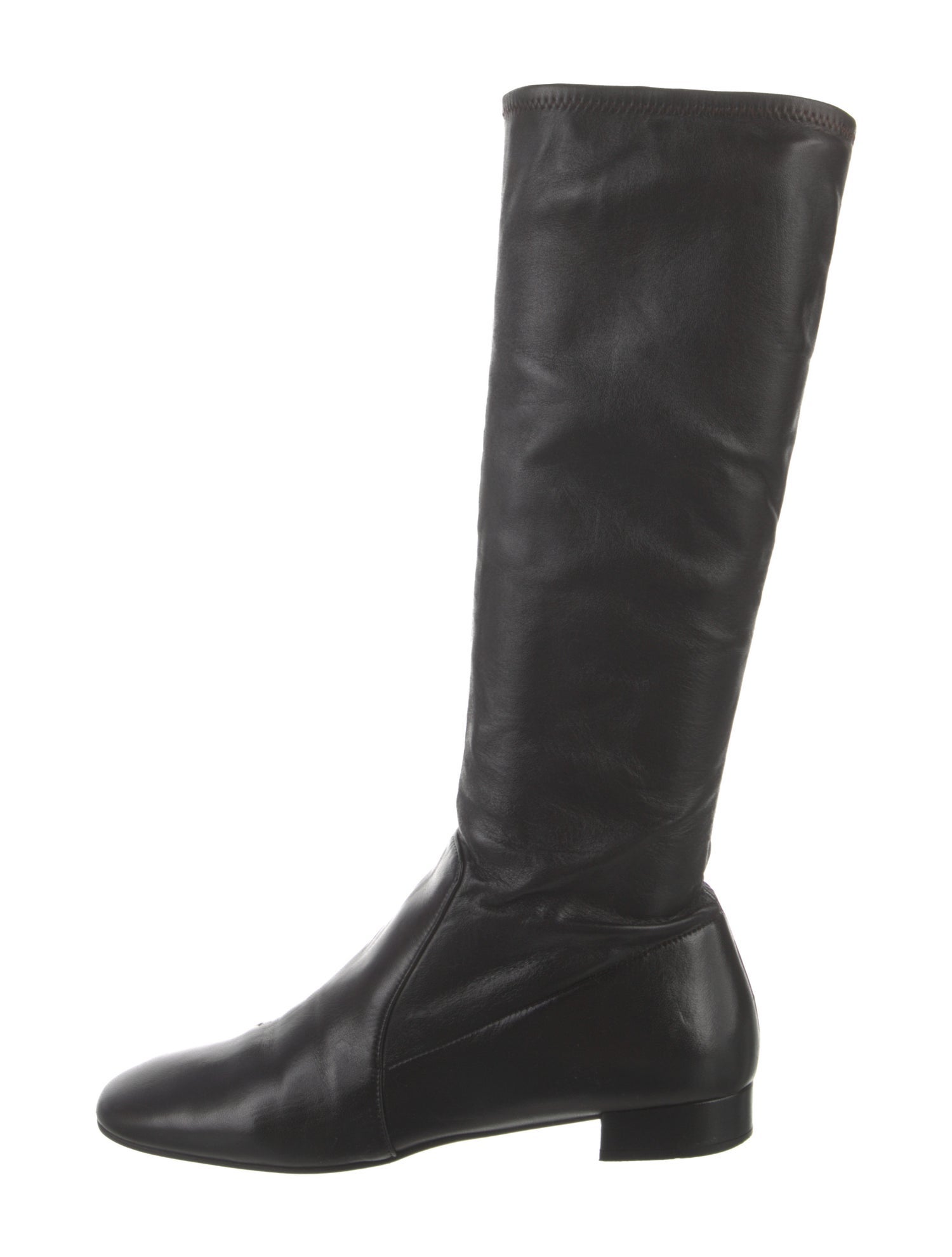 Prada Leather Riding Boots