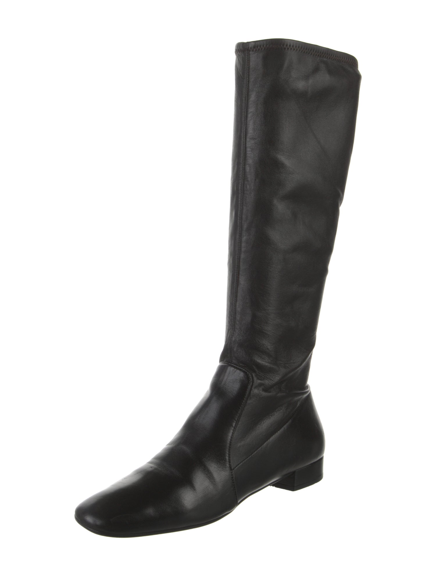 Prada Leather Riding Boots
