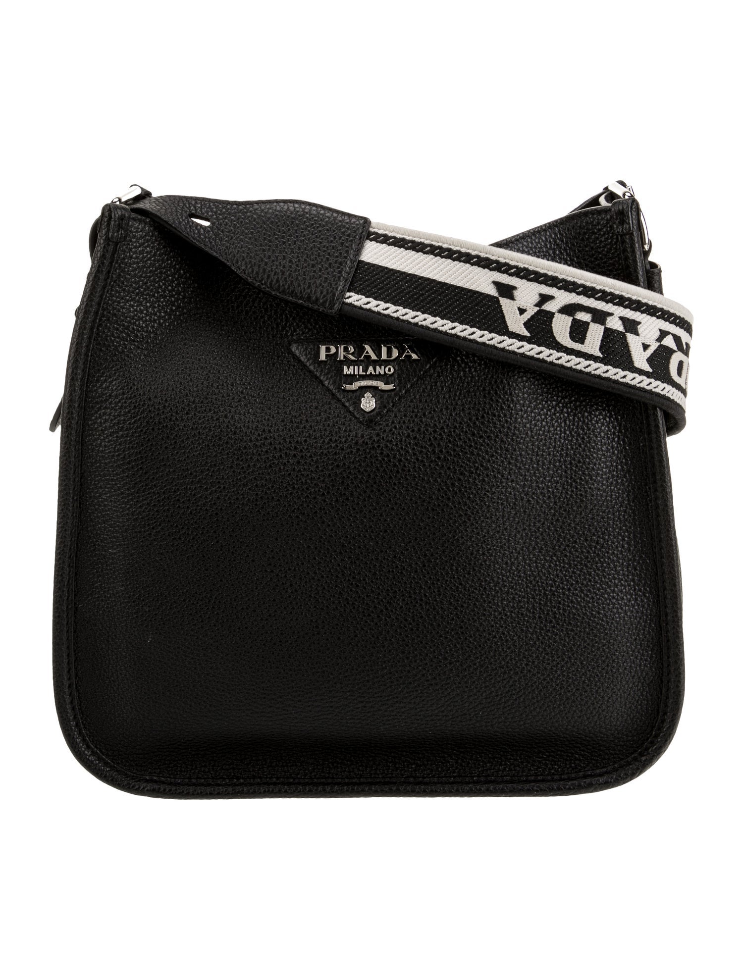 Prada Vitello Daino Leather Messenger Bag