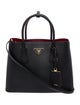 Prada Saffiano Cuir Leather Double Medium