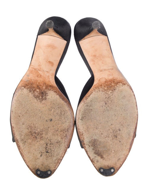 Prada Satin Bow Accents Slides