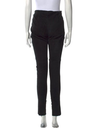 Prada Lambskin Skinny Leg Pants